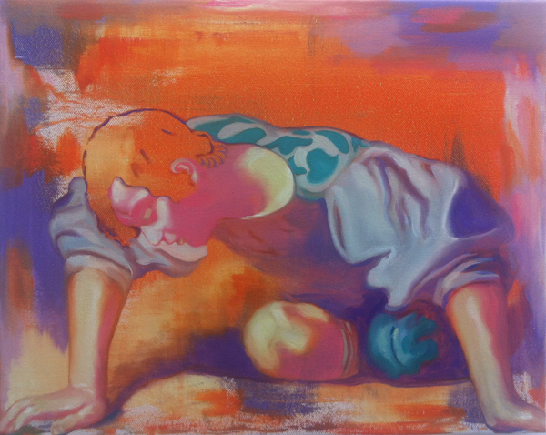 ZYY Narcissus Oil on canvas 40x50cm 2015