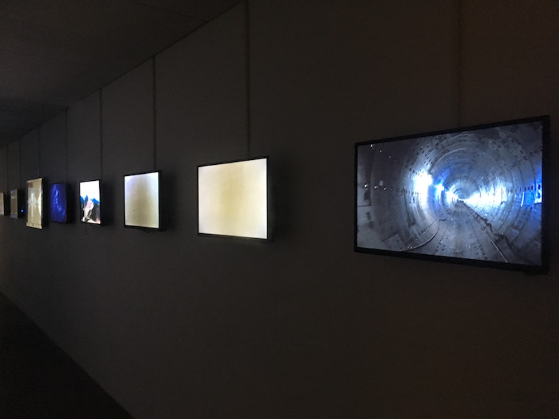 Li Ming Rendering the Mind, 2017, multi channel HD video installation color sound exhibition view