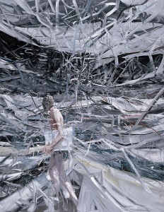 JIA Aili, The Wasteland, oil on canvas, 267 x 200 cm, 2007