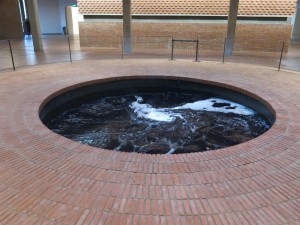 Anish Kapoor's installation view at the Red Brick Museum