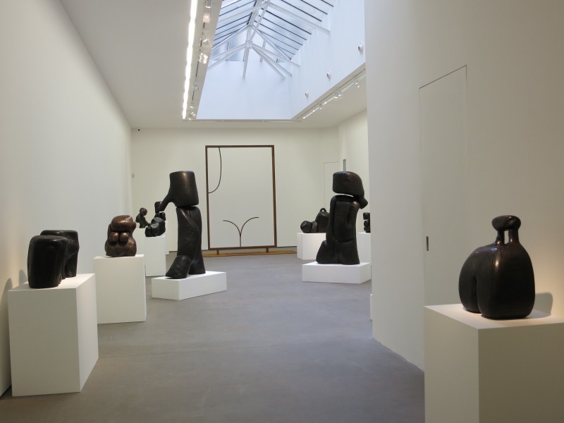 Wang Keping Sculpture Scukptées exhibition view